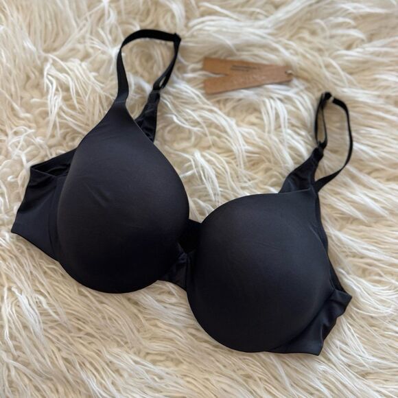 Skims Smoothing Intimates Full Coverage Lightly Lined Bra Onyx Size 34B - Picture 4 of 8